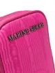 Marine Serre logo-lettering shoulder bag
