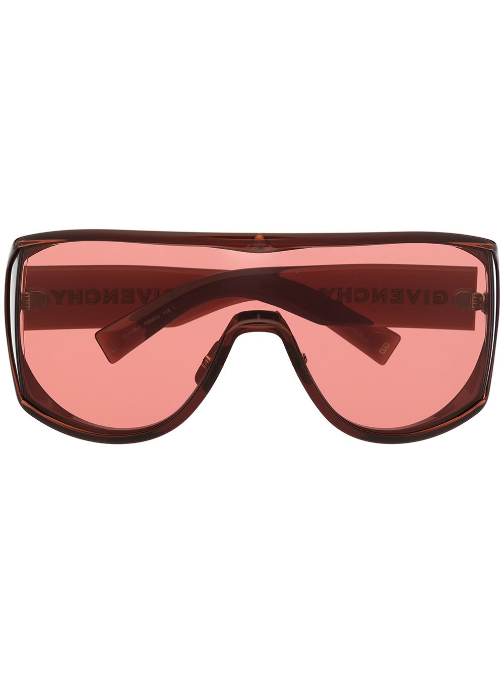 фото Givenchy eyewear солнцезащитные очки-маска gvisible