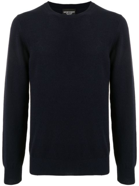 Emporio Armani fine-knit cashmere jumper Men