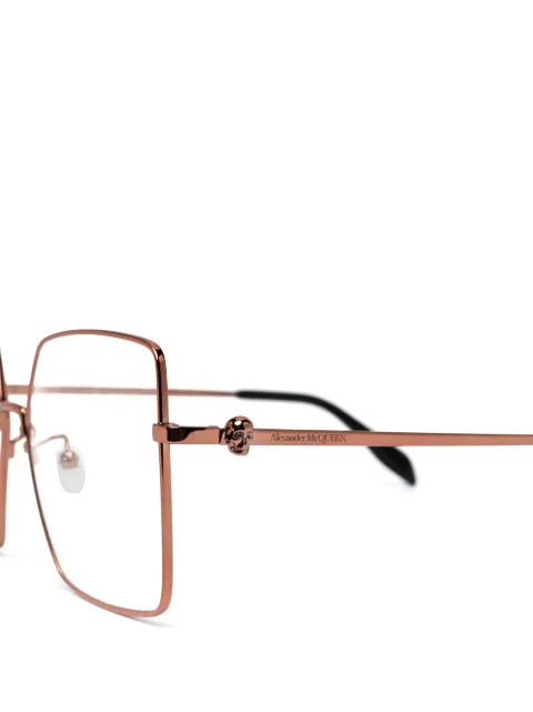 Alexander McQueen Eyewear oversize frame glasses AM0276O - 2