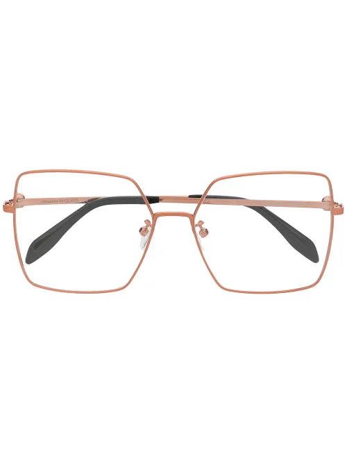 Lunettes de vue Ã monture oversize - Alexander McQueen Eyewear - Modalova