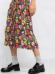 Boutique Moschino Real Faces pleated skirt