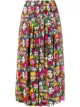 Image 1 of Boutique Moschino Real Faces pleated skirt