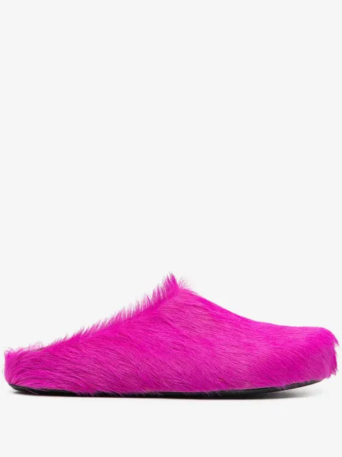 Marni Fussbet Sabot calf-hair mules