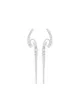 Image 1 of Stefere 18kt white gold diamond drop earrings