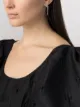 Image 2 of Stefere 18kt white gold diamond drop earrings