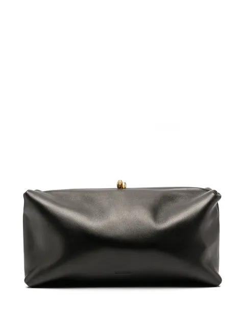 Jil Sander rectangular zipped clutch