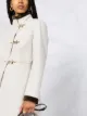Fay fur contrasting details coat