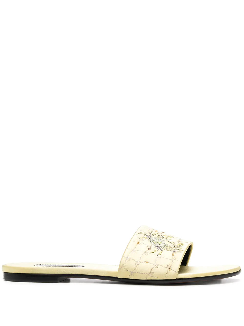 

PUCCI x Ramadan Capri strap mules - Yellow