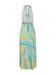 Image 2 of Emilio Pucci abstract-print long beach dress