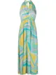 Image 1 of Emilio Pucci abstract-print long beach dress