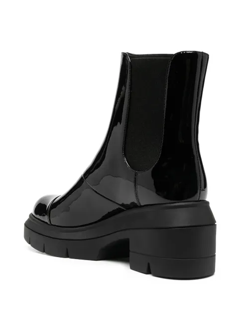 stuart weitzman women's norah block heel platform chelsea boots