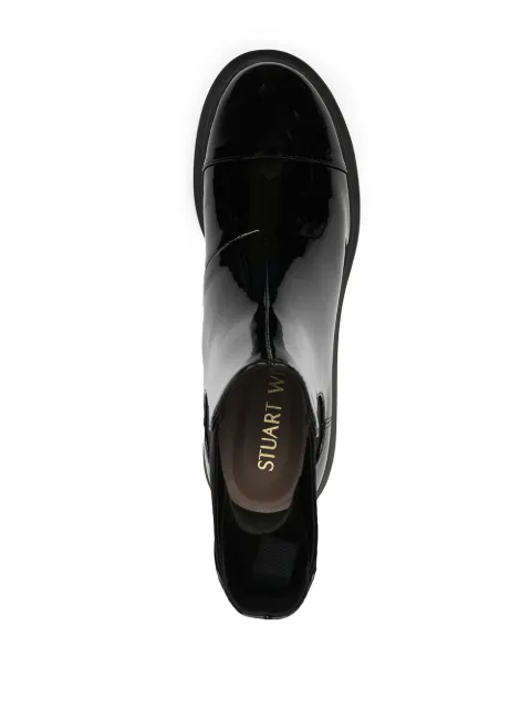 stuart weitzman women's norah block heel platform chelsea boots