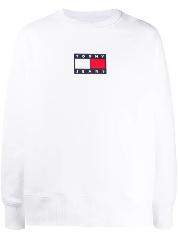 tommy jeans logo sweatshirt
