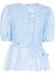 Image 1 of Cecilie Bahnsen Carrie puff-sleeve blouse