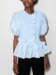 Image 2 of Cecilie Bahnsen Carrie puff-sleeve blouse