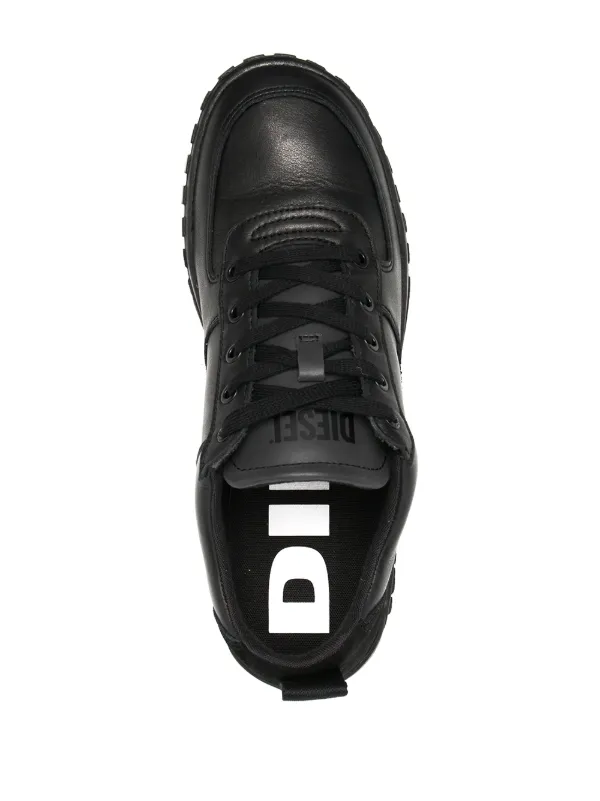 Shop Diesel Monochrome low-top sneakers 