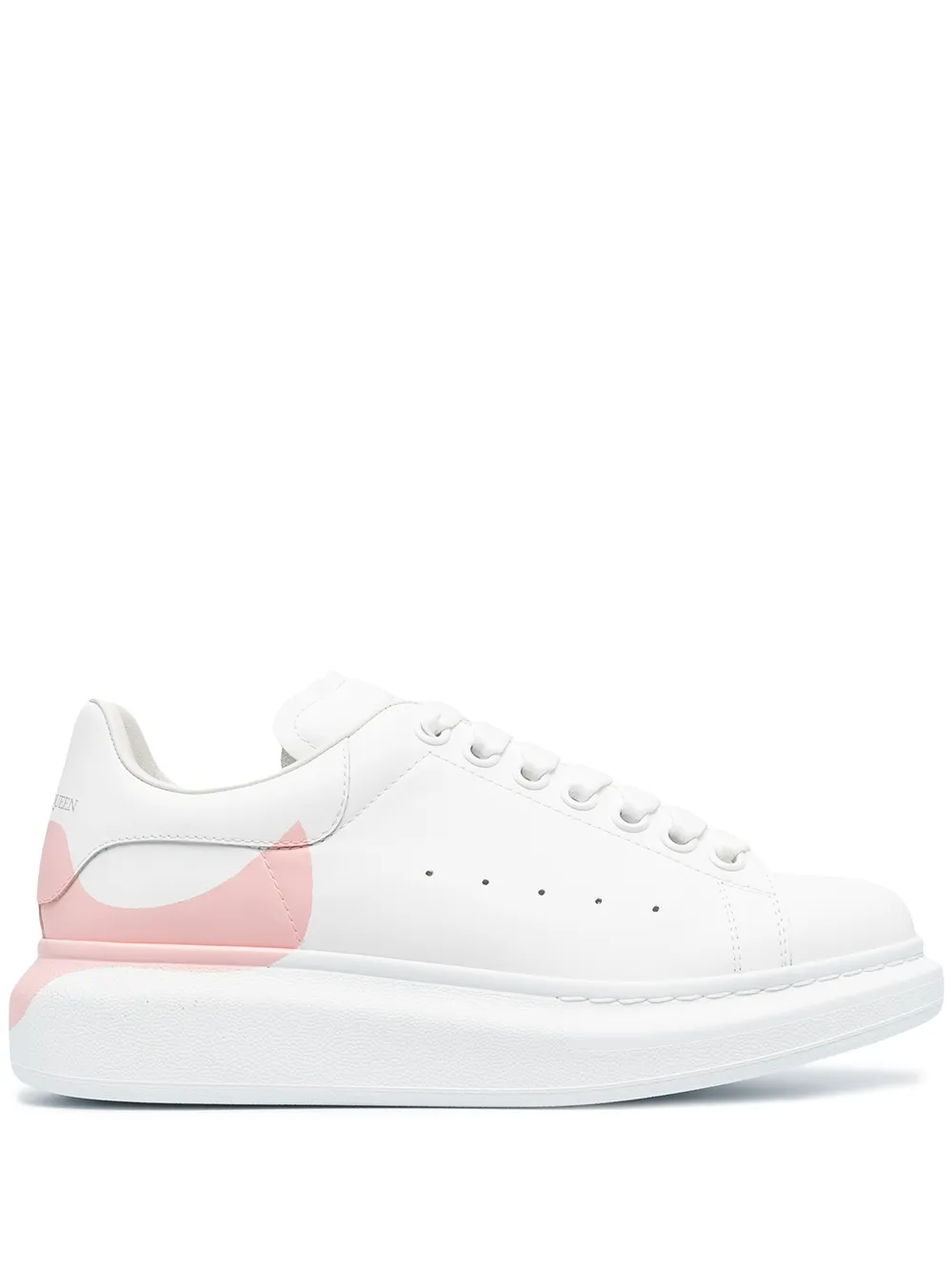 

Alexander McQueen tenis bajos oversize - Blanco