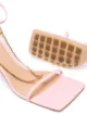Image 2 of Bottega Veneta Stretch 90mm chain-embellished sandals