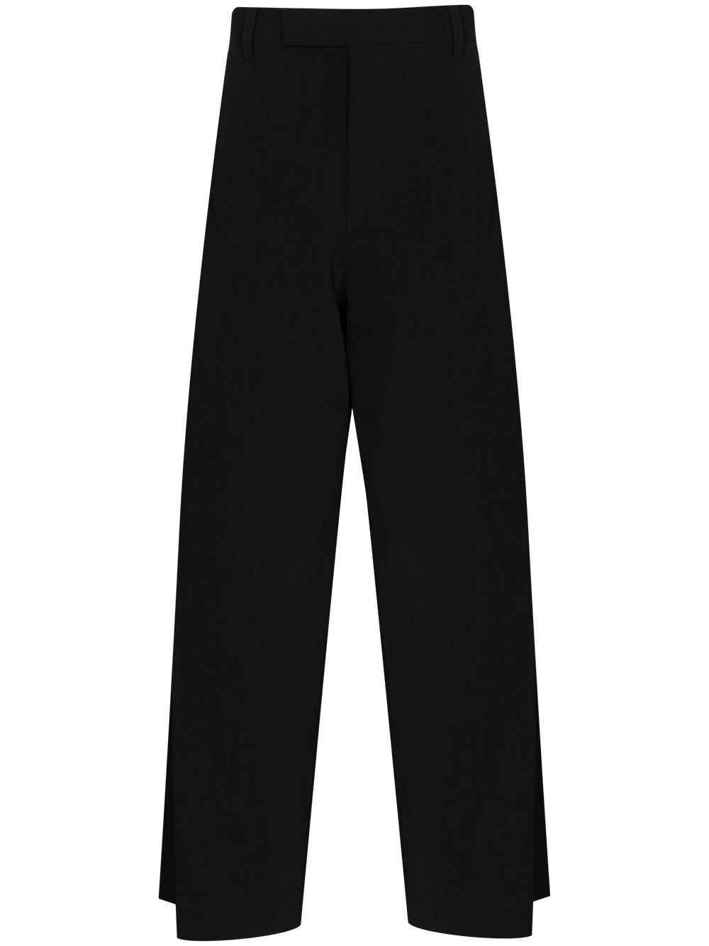 Pronounce Specific Pleated Cropped Trousers In Black