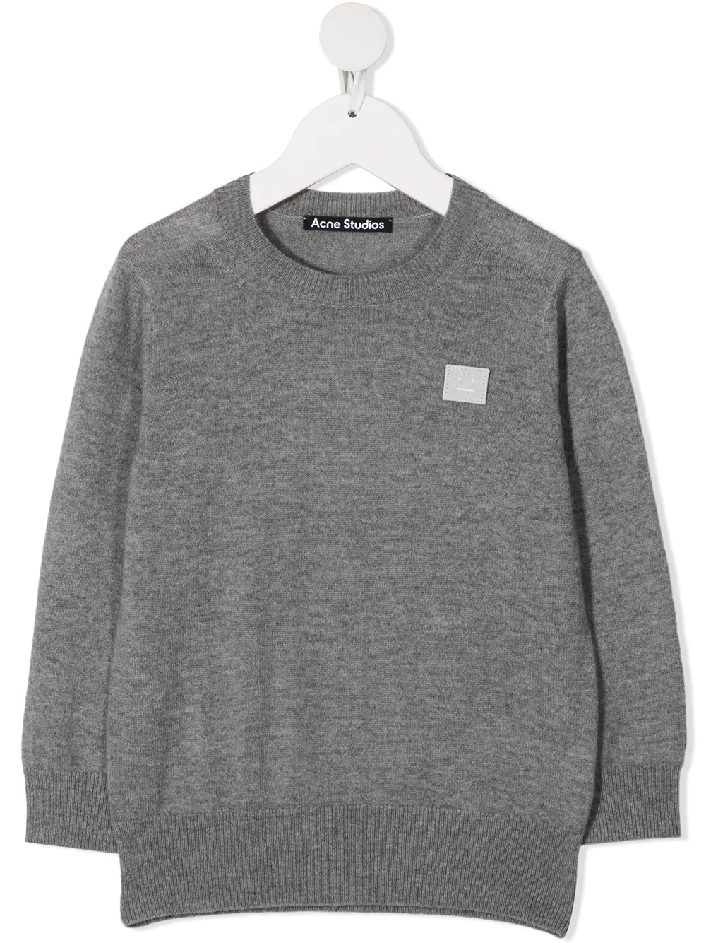 Acne Studios Kids джемпер с нашивкой