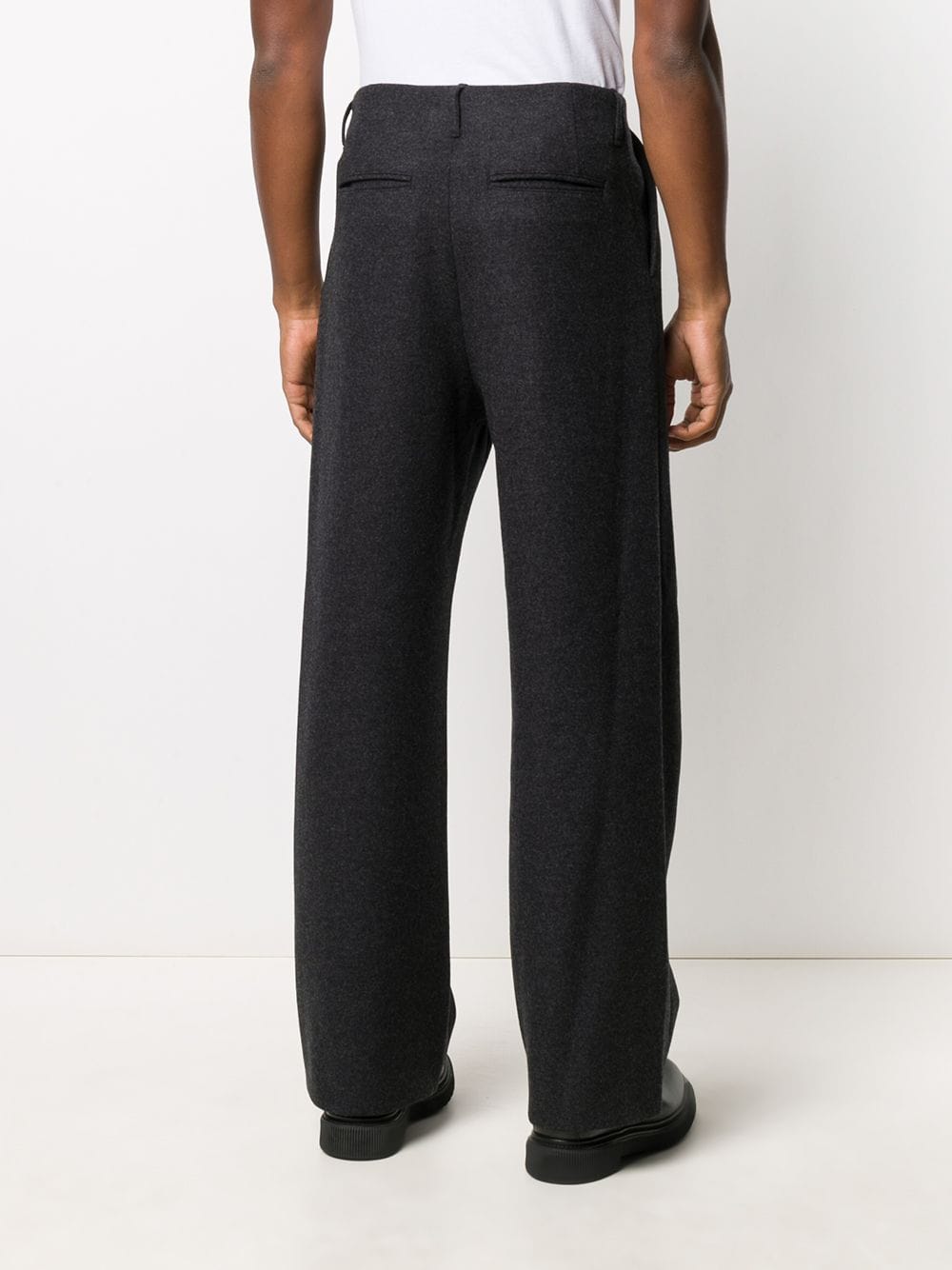 Auralee light melton wide slacks | Smart Closet