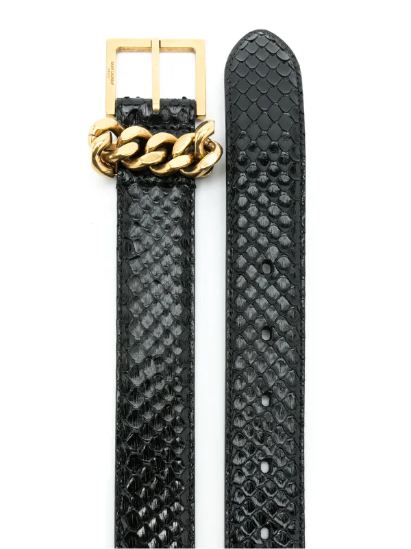 ysl chain loop belt