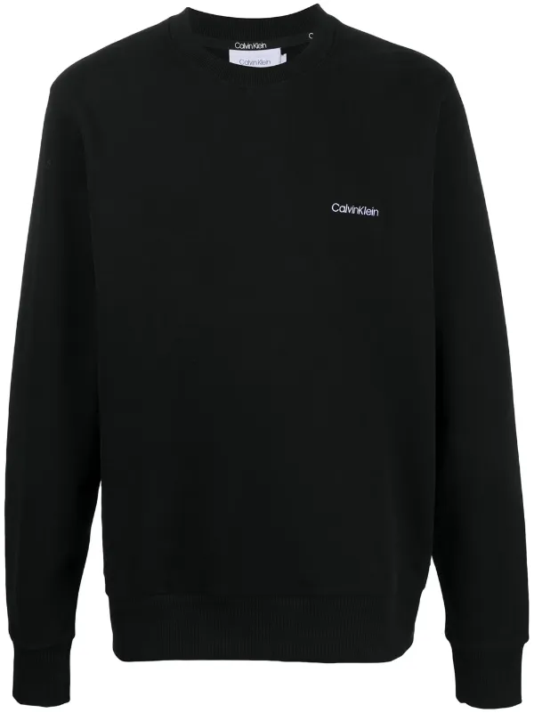 calvin klein embroidered logo sweatshirt
