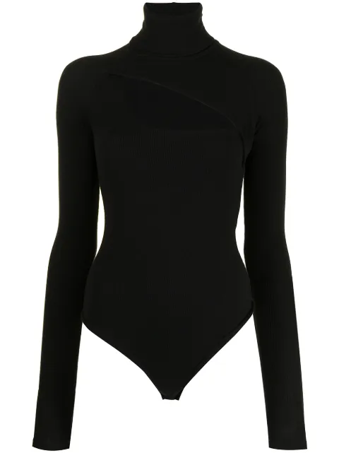ALIX NYC cut-out long-sleeved bodysuit