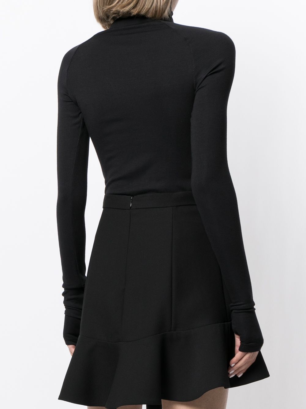 Shop Alix Nyc Varick Rollneck Bodysuit In Black