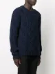 Balmain cable-knit jumper
