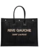 Image 1 of Saint Laurent logo-print shopper tote bag