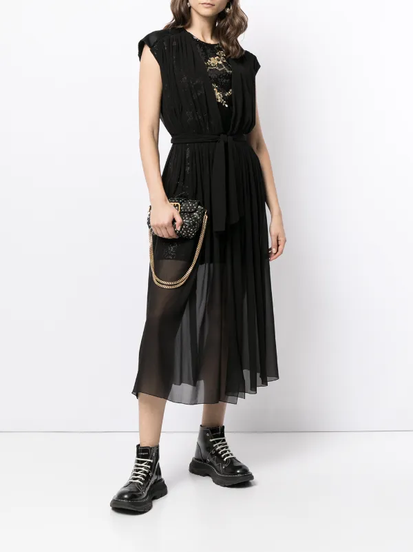 layered sequin dress