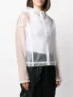 Nike logo print sheer jacket