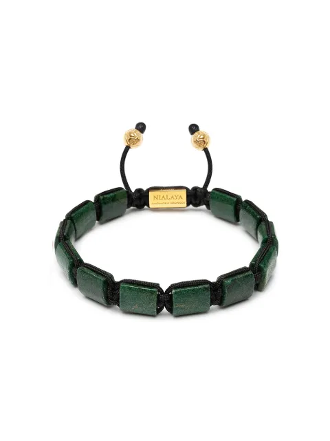 Nialaya Jewelry gemstone-embellished beaded bracelet 