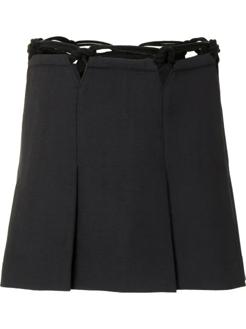 Dion Lee تنورة ميني بالمكرمية