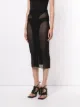Dion Lee sheer panelled midi skirt