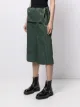 Dion Lee grain-pattern folded waistband shorts