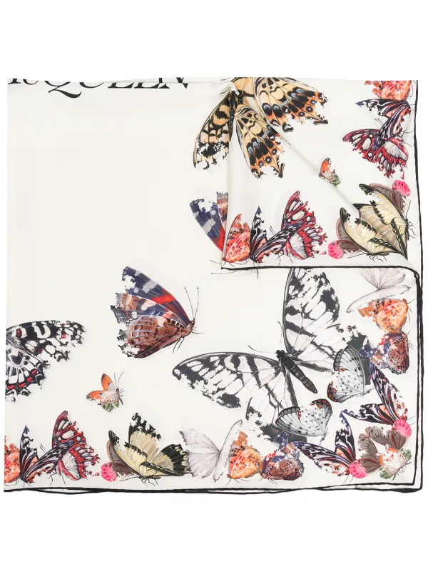 alexander mcqueen butterfly scarf