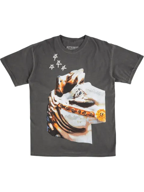 Travis Scott Horse Head Date Back T-shirt