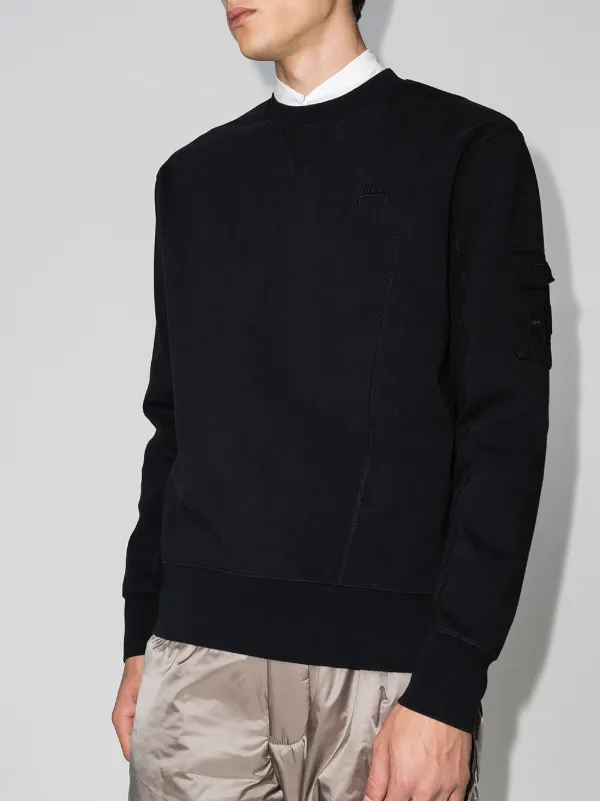 A-COLD-WALL* Essential logo-embroidered Sweatshirt | Black