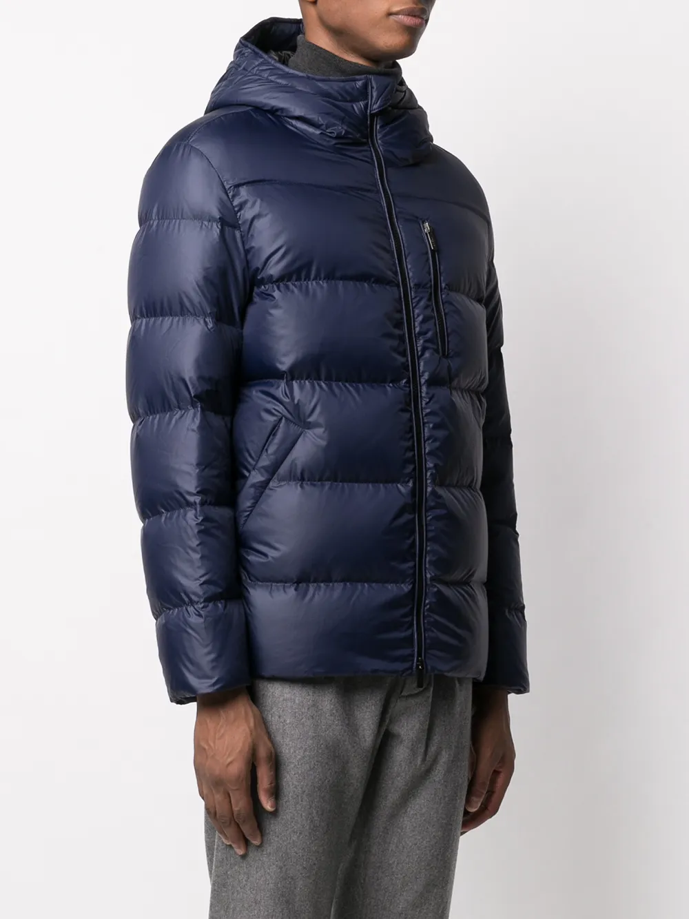  Hogan Short Down-padded Jacket - Blue 