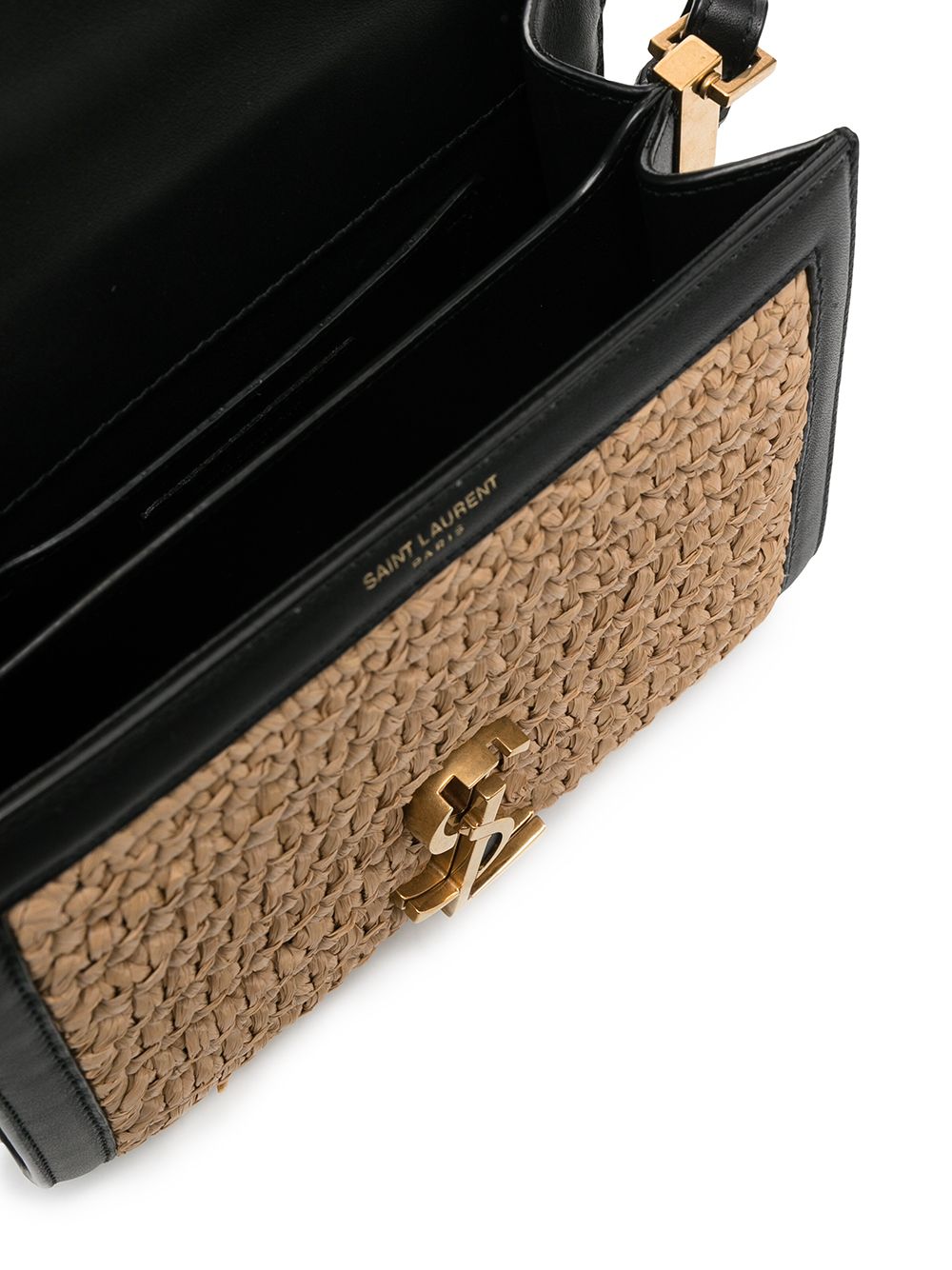 Saint Laurent | Women Cassandre Raffia Camera Bag Golden Ecru Unique