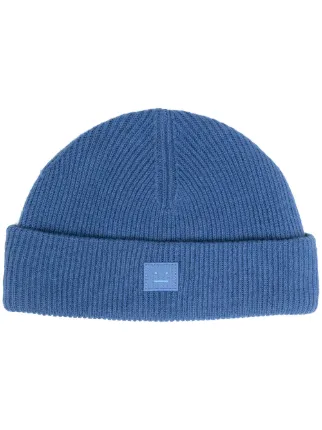 Acne Studios face-patch Knitted Beanie 
