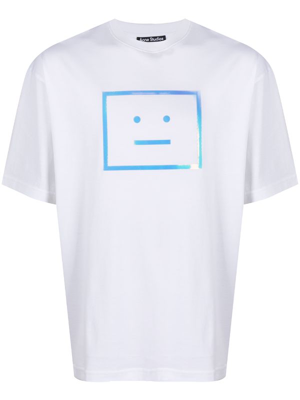 acne studios smiley face t shirt