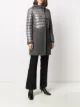 Fay hooded panelled midi coat