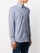 Canali check-print button-down shirt