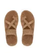 Saint Laurent Gewebte Sandalen aus Bast