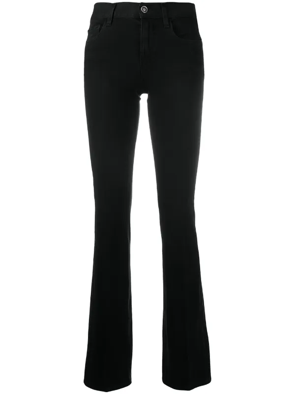 Slim fit flared trousers clearance
