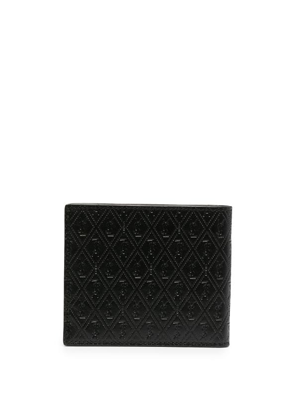 Saint Laurent Monogram Embossed Wallet - Farfetch